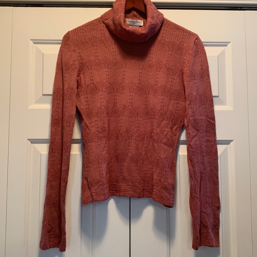 Christian Dior Pink Sweater Size 10 John Galliano